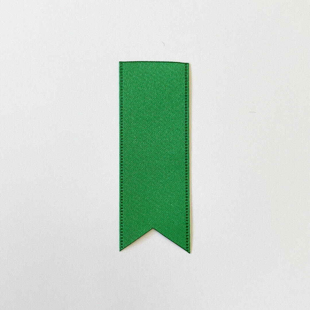 ロゼット作りにおすすめ！】Vカット両面サテンリボン（10枚セット