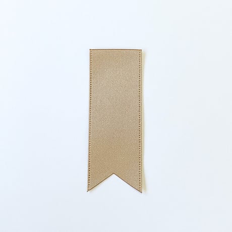 【ロゼット作りにおすすめ！】Vカット両面サテンリボン（10枚セット）ゴールド