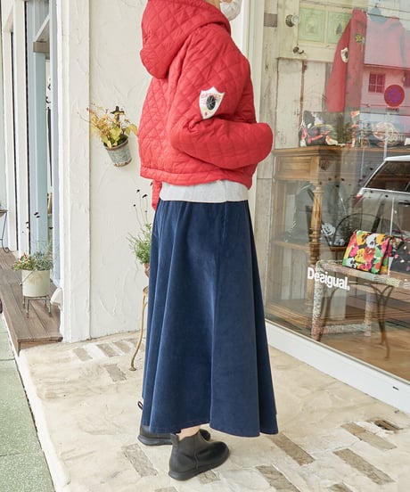 Desigual デシグアル パッチ パデッドフーディ　22WWSK013001