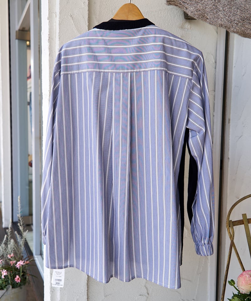 UNUSED ストライププルオーバーパーカー UNUSED アンユーズド