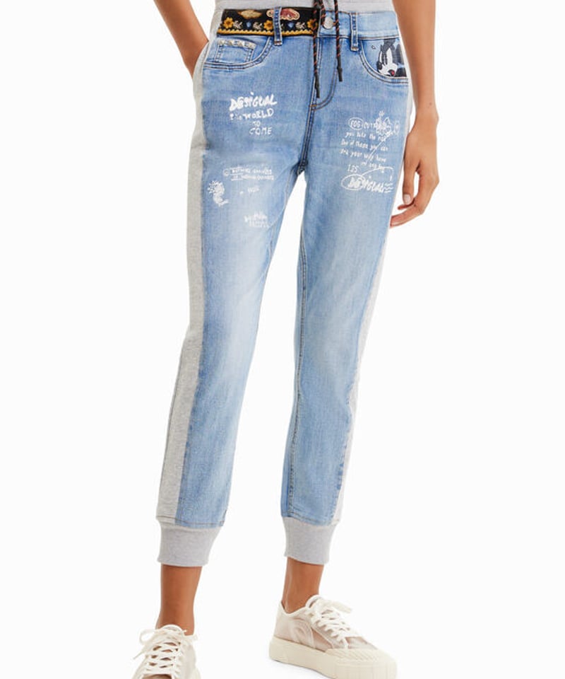 デシガル Desigual ミッキーマウス ジョガージーンズ 23SWDD77-5007 |  