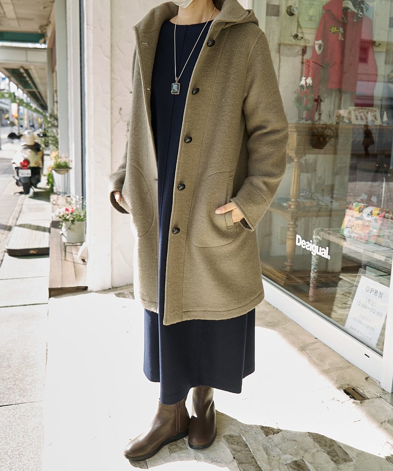 パシオーネ コート パシオーネ（PASSIONE）ライナー付きステンカラー