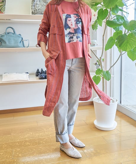 フィーノ・ライズ　麻ハーフコート　5422483