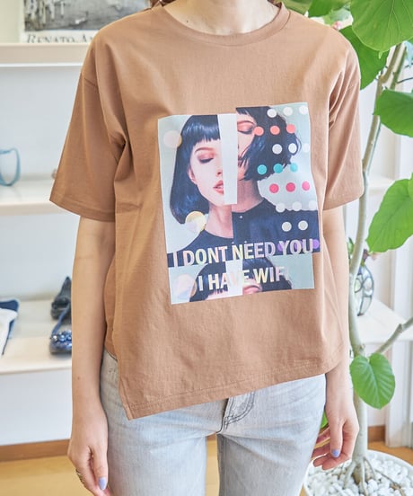 フィーノ・ライズ　イレギュラーカットTシャツ　5445683-38