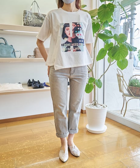 フィーノ・ライズ　イレギュラーカットTシャツ　5445683-38