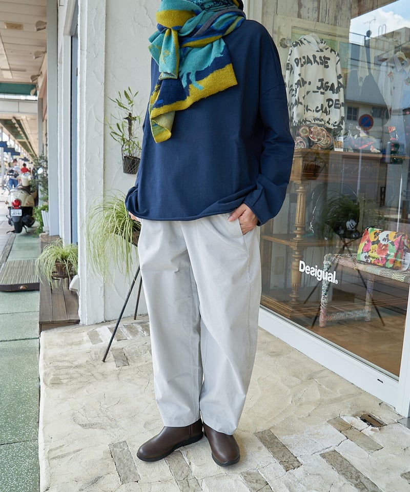 アノア(トレバラッピ) 細コーデュロイワイドパンツ 4色 アノア(トレバラッピ) 細コーデュロイワイドパンツ 4色