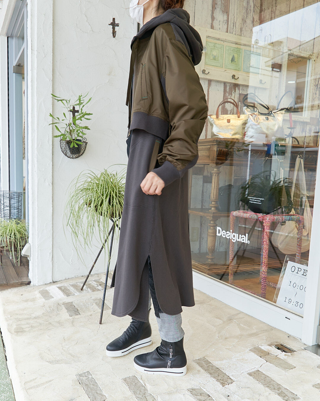 フィーノ・ライズ 布帛フードコート 5460702 | take2 