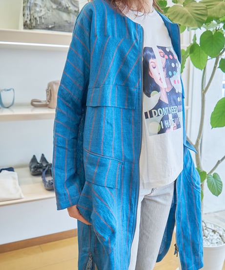 フィーノ・ライズ　麻ハーフコート　5422483