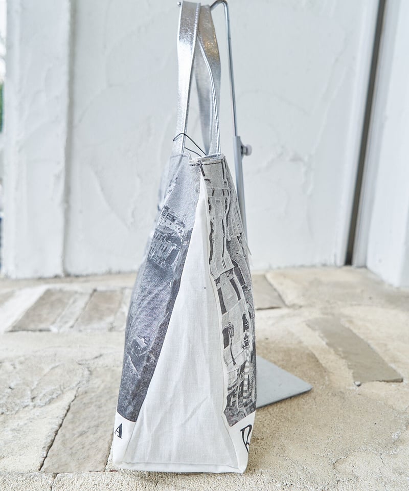 イタリア製 キャンパス地プリント トートバッグ（大) 2109303 | take2