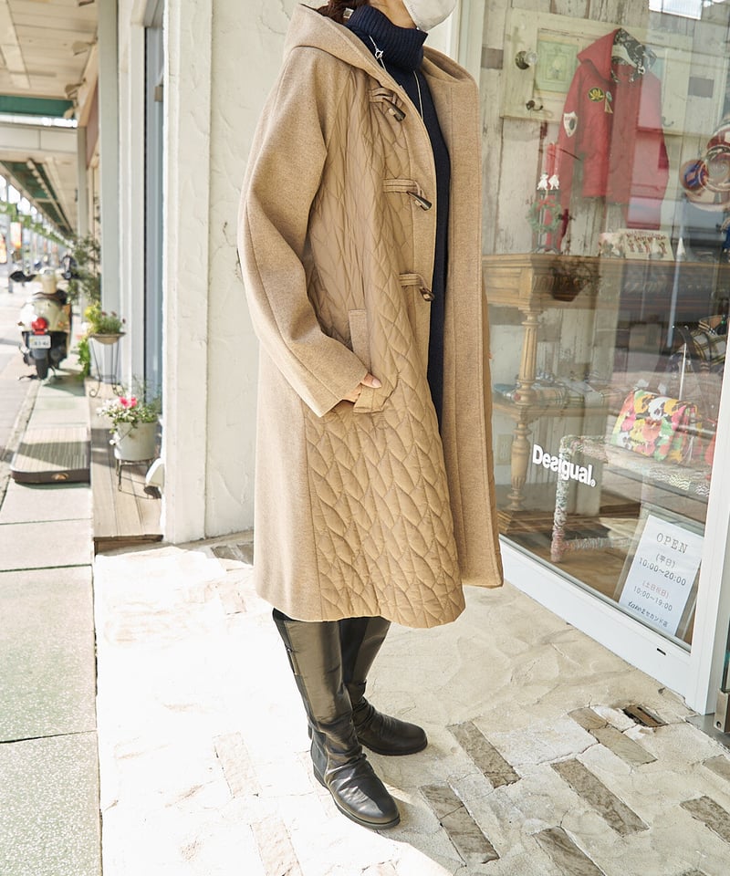 lawgy 塞がっ quilting coat 