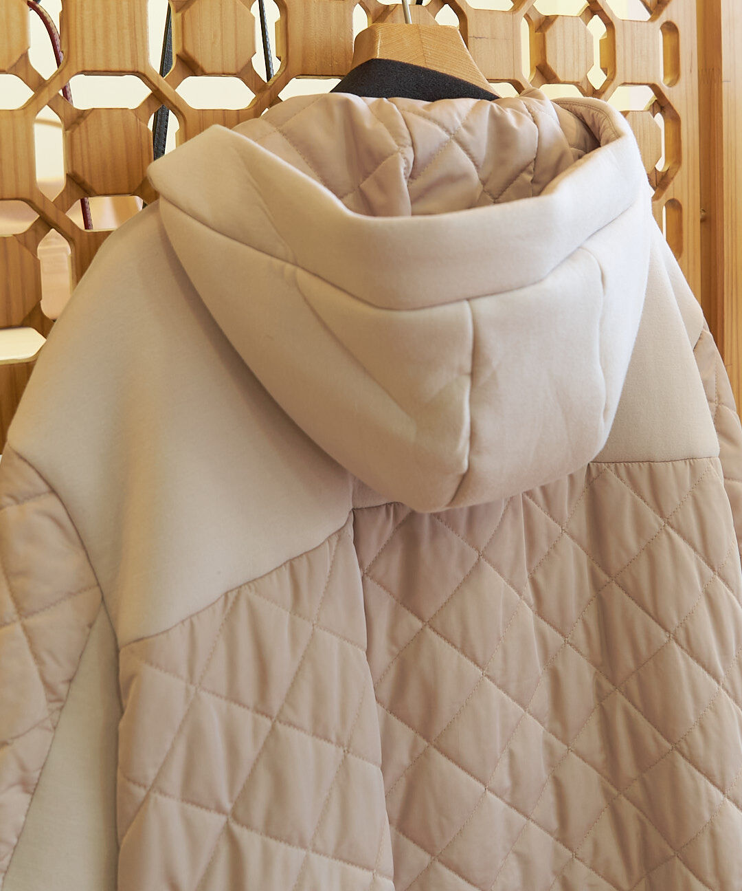 r①④①②s/キルティングベアM2点 ベロア キルティング バッグ