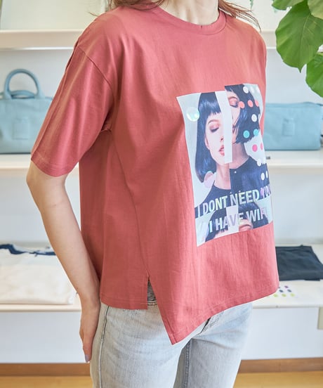 フィーノ・ライズ　イレギュラーカットTシャツ　5445683-38
