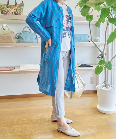 フィーノ・ライズ　麻ハーフコート　5422483