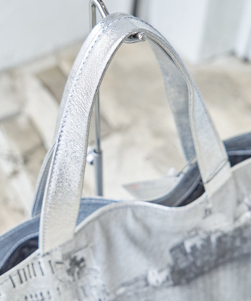 イタリア製 キャンパス地プリント トートバッグ（大) 2109303 | take2