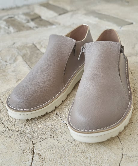 セモア　撥水 軽量 抗菌 本革サイドジップシューズ　505113