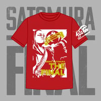 里村明衣子引退記念グッズ【里村明衣子 バンザイROCK Tシャツ】レッド