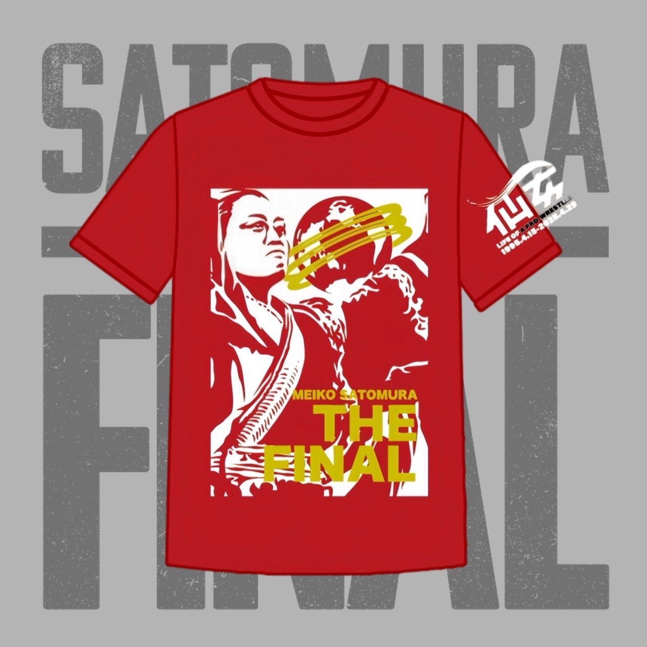 「GAEA JAPAN（ガイア・ジャパン）」里村明衣子選手サイン入りTシャツ original