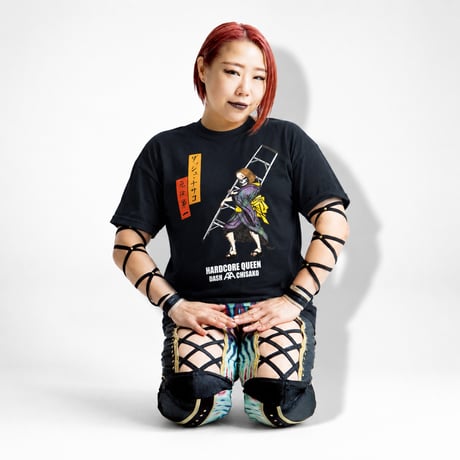 DASH・チサコ【危険第一Tシャツ】（ダークネイビー）