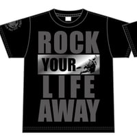 【ROCK YOUR LIFE AWAY】渋Tシャツ ブラック 2025年3月発売アイテム