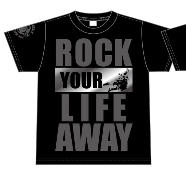 ROCK YOUR LIFE AWAY】渋Tシャツ ブラック 2025年3月発売