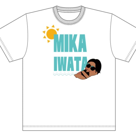【岩田美香 黒チャージ2026 Tシャツ】ホワイト