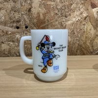 Mickey Mouse / Anch or Hocking 1980's 9oz mug "MickeyMouse Club/z-35