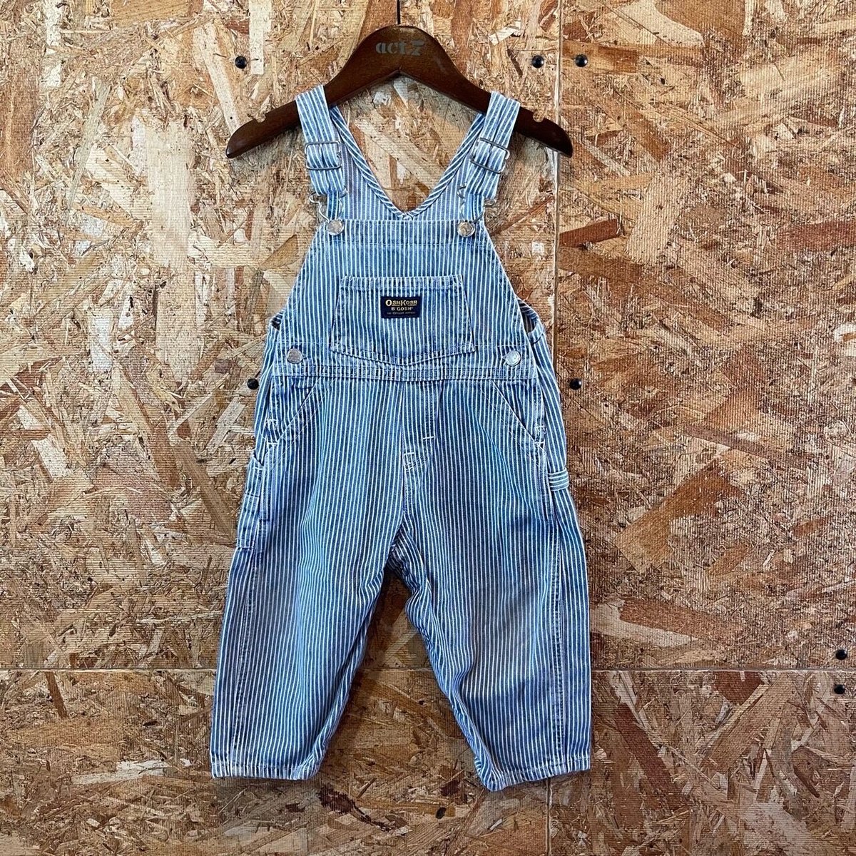 usa オシュコシュ　oshkosh 古着 キッズ オシュコシュ OSHKOSH オーバーオール スカル