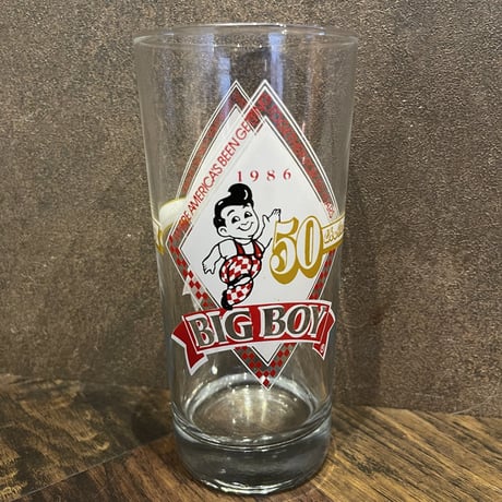 -Big Boy/1986 50th Anniversary Glass-  z-82
