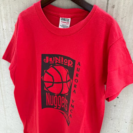 “バスケットボールレッドTシャツ” 160cm / t-160-2