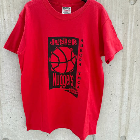 “バスケットボールレッドTシャツ” 160cm / t-160-2
