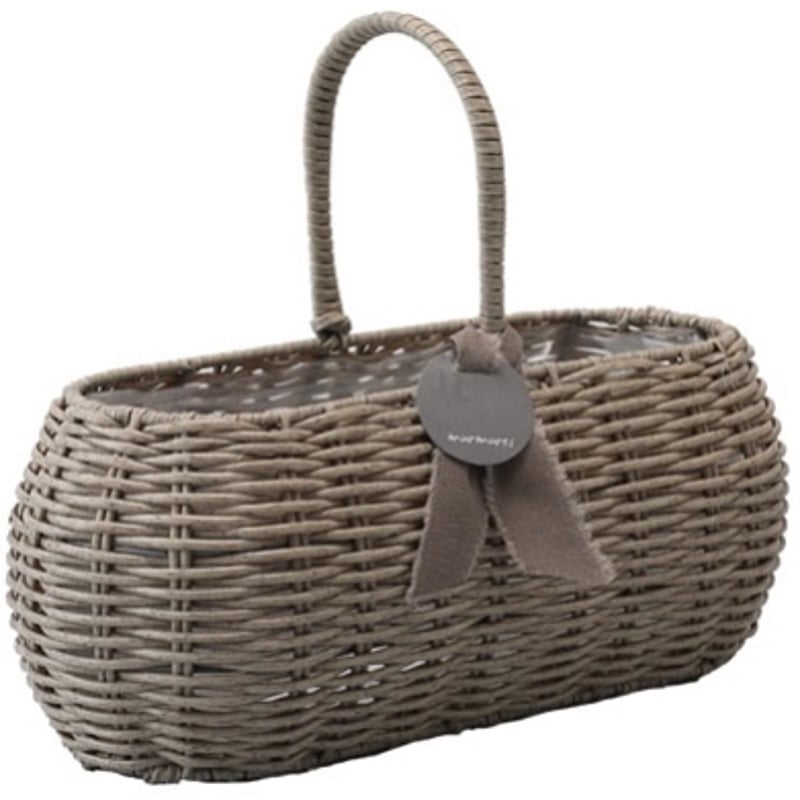 鉢-ミュールミル】ジェミニ バスケット レク （グレイ） | SUMOMO factory