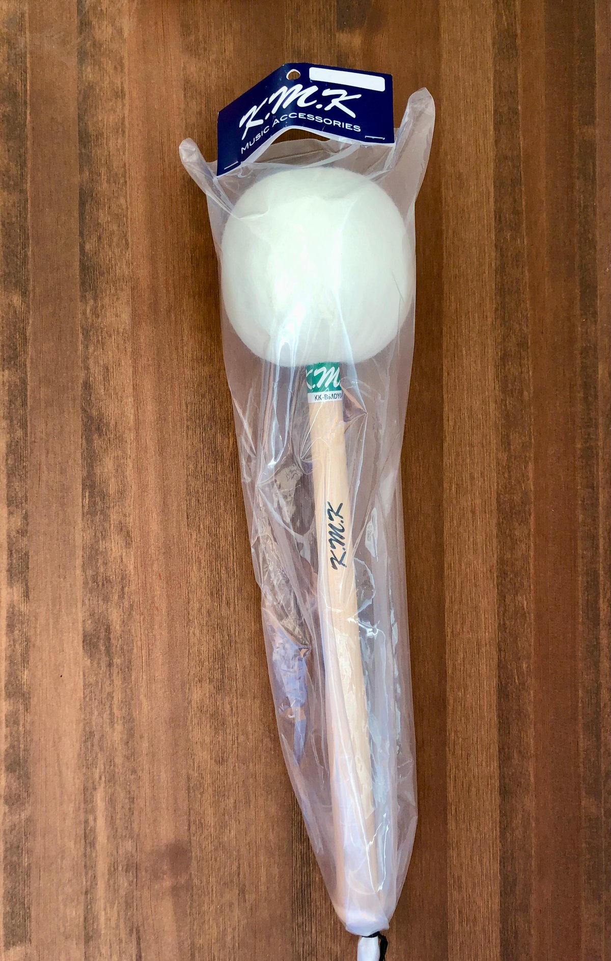 木製 箱太鼓　マレット付 バスドラムマレット K.M.K コルク芯/ウッド芯シリーズ