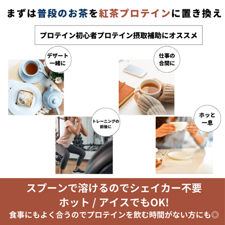 【在庫限り】【無糖】HOTで飲める！紅茶プロテイン 【約1ヶ月分】 210g※廃盤予定の商品です※