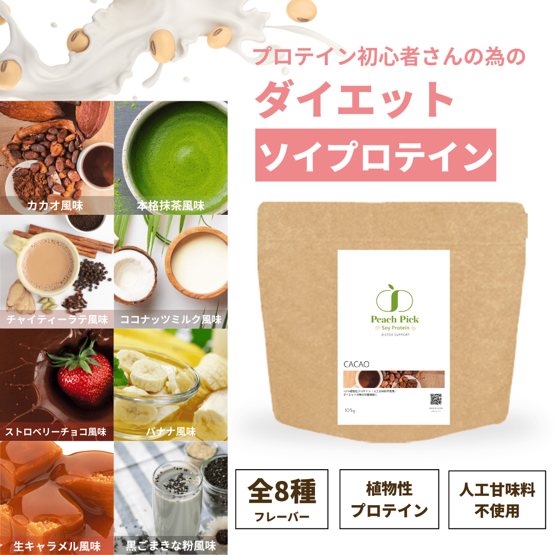 ダイエットソイプロテイン 【8種類の味が選べる】 試しやすい 105g