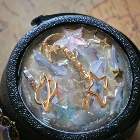 2色＊星屑を煮込む釜鍋　LEDライト
