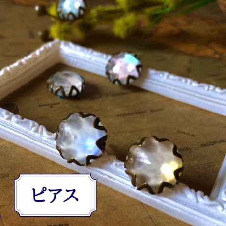 5色＊精霊の宿る石　ピアス