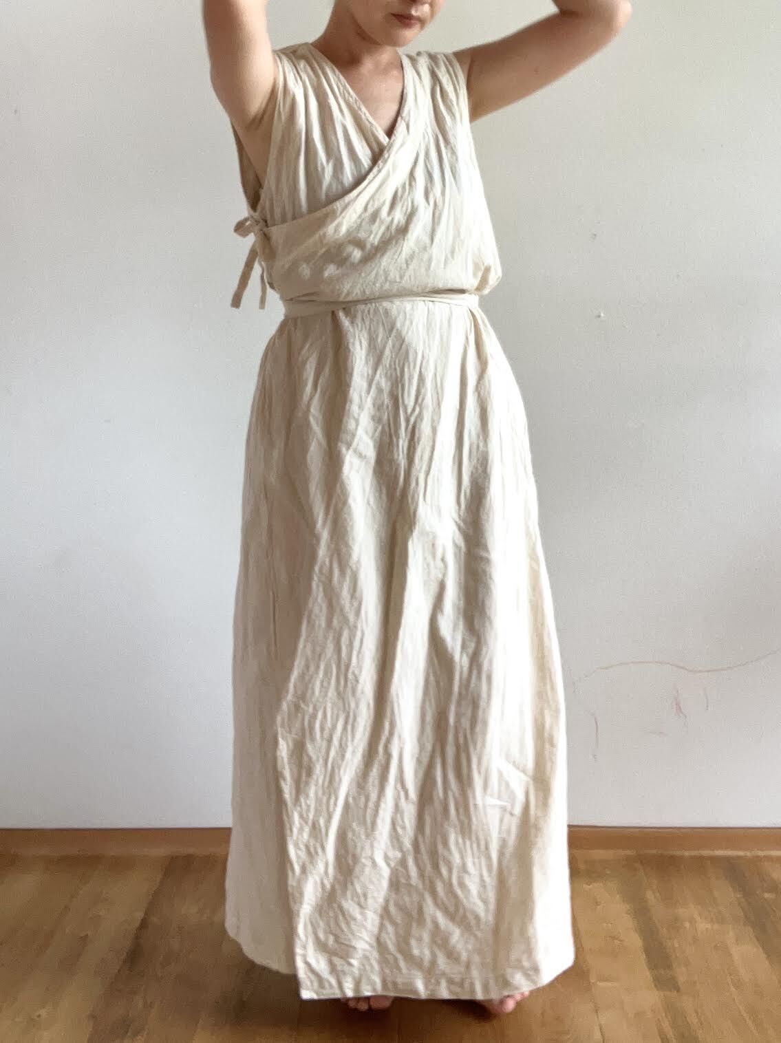 ヂェン先生の日常着 カシュクールコートL