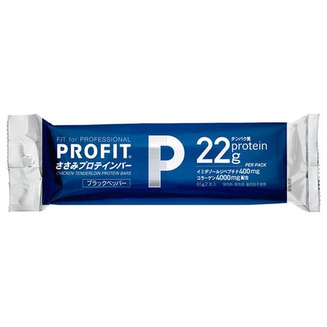 丸善 PROFITささみプロテインバー ブラックペッパー 130g ×30袋