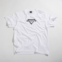 INVERTED TRIANGLE LOGO TEE WHITE