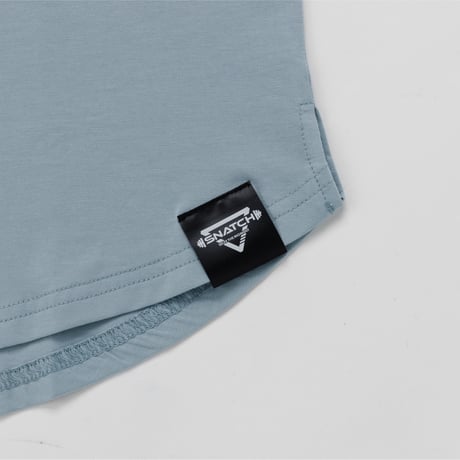 INVERTED TRIANGLE LOGO FIT TEE SKY BLUE