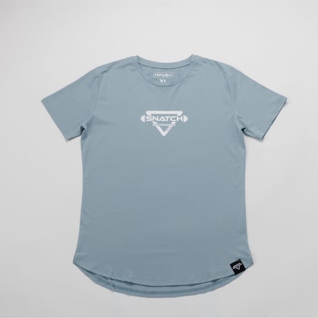 INVERTED TRIANGLE LOGO FIT TEE SKY BLUE