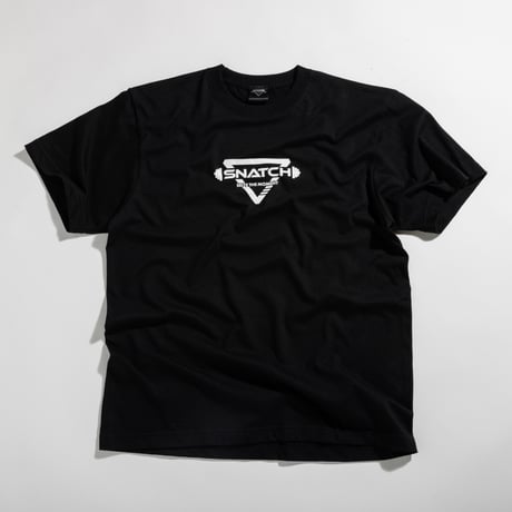 INVERTED TRIANGLE LOGO TEE BLACK