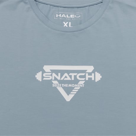 INVERTED TRIANGLE LOGO FIT TEE SKY BLUE