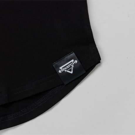 INVERTED TRIANGLE LOGO FIT TEE BLACK