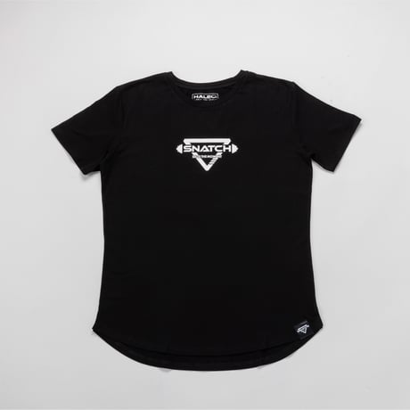 INVERTED TRIANGLE LOGO FIT TEE BLACK