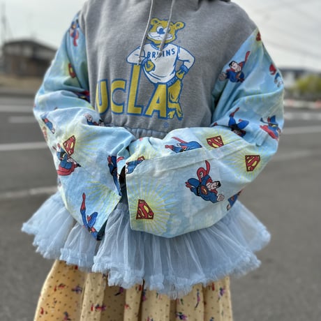 【リメイク】UCLA superman docking sweat shirt
