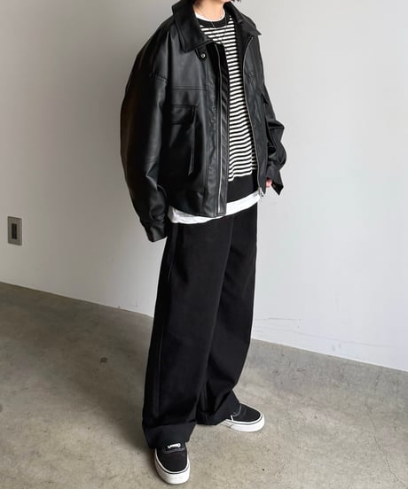 urban straight black denim