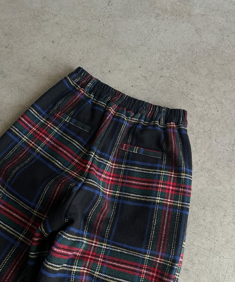 【POPUP】roll up warm slacks〈check〉