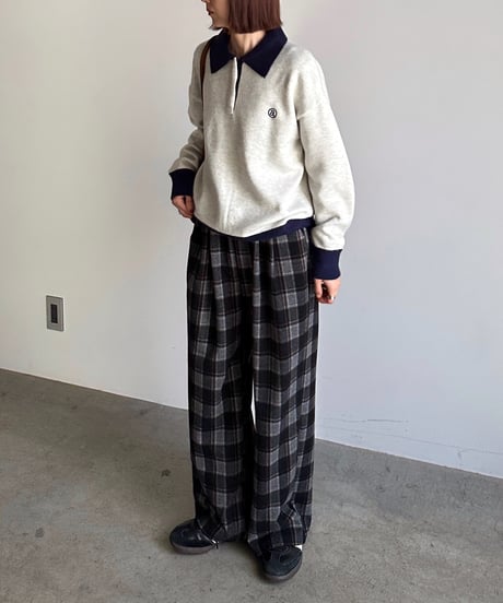 easy check pants