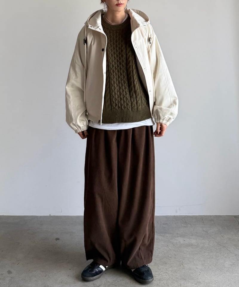 ARULLE inner cotton casual coat 新品未使用 inner cotton casual coat【予約商品】 | ARULLE